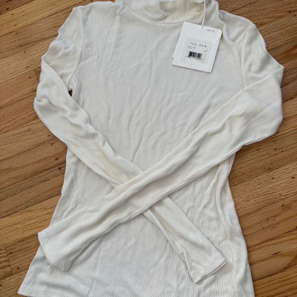 The-row Women's White and Cream Shirt